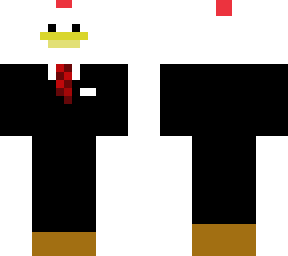 chicken in suit