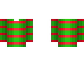ob~red & green sweater slim~