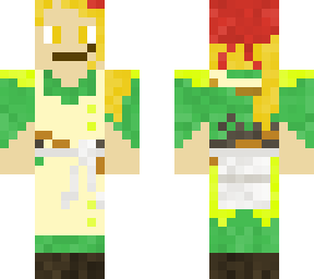 blonde medieval baker