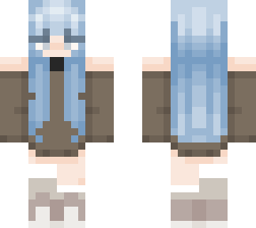 blue hair girl