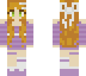 gingers like purple | Minecraft Skin