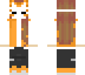 masked fox skin