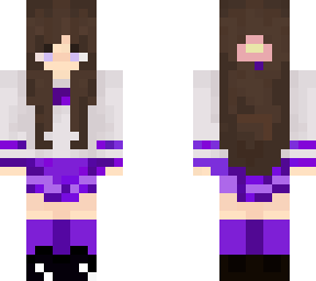 purple school outfit
