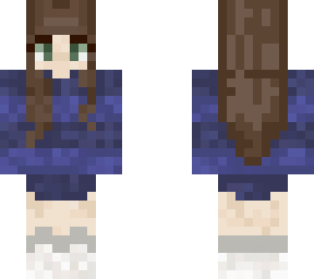 cute brunette girl | Minecraft Skin