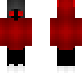 shadow girl - red hoodie with ears