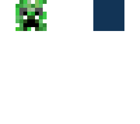 creeper with bule head