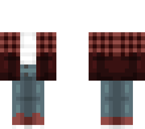 half plaid jacket ob 1.3 red
