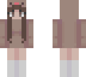 .+*a girl in bear hoodie*+.