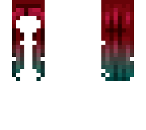 ombre wavy female hb burgundy to pine