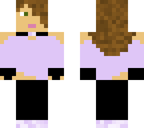 black and purple girl