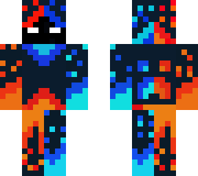 fire and water with creeper back