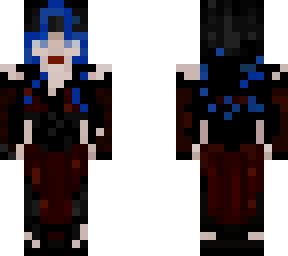 my skin - blue black hair vampire
