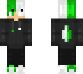"green & white"