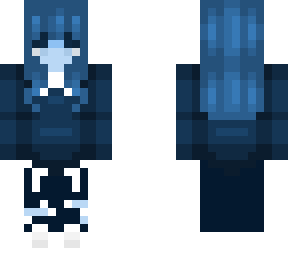 blue person