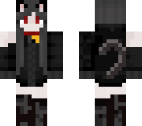 grey cat girl