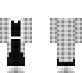 ob - long gray plaid coat w/ shirt & jeans v4