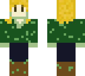 particle green sweater