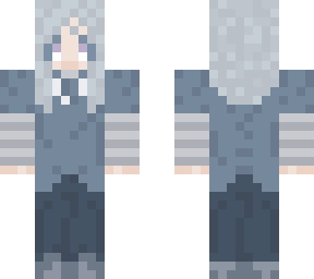 blue/grey girl