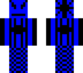 blue spider-man skin