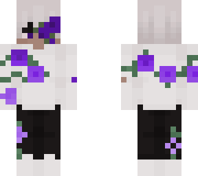 boy with flowers