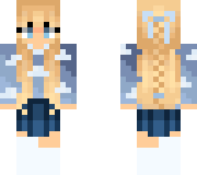blue cloud girl