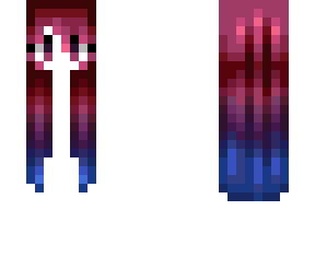 female hb - red purple & blue ombre v2