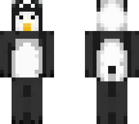 pingun in a panda costume