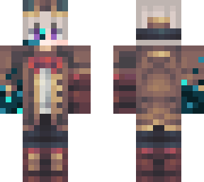 Steampunk guy sculk infected | Minecraft Skin