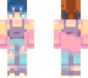 wip blue bangs