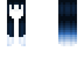 hair base blue
