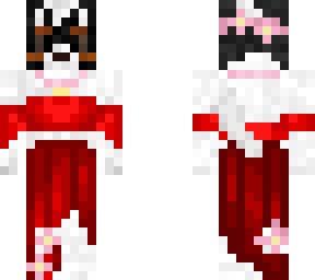 papillon in red