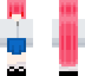 pink-haired girl