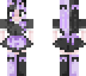 Purple Cat Maid | Minecraft Skin