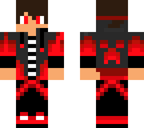red minecraft skin