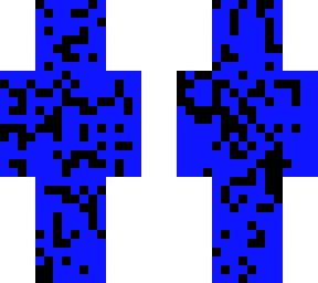 cool blue black skin