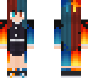 oc girl 'fire & water' / (dont repload)