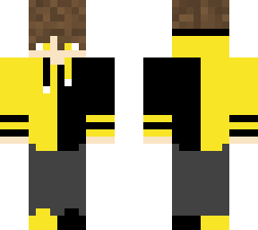 black yellow skin