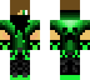 green masked man