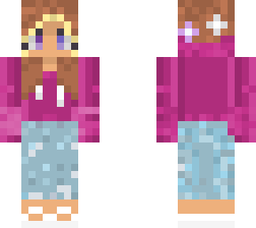 my skin for a minecraft smp with my friends!! :d