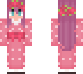 oc girl 'pink kimono' / (dont repload)