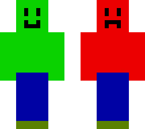 super simple two-sided skin