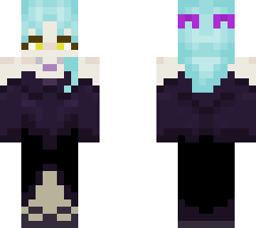 blue haired goth