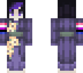 kimono with flag