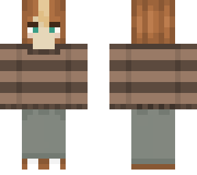 less dead ginger with brown sweater