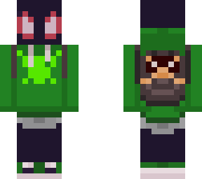 miles bodega with cat suit (green variant re-color)