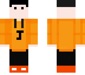 orange hoodie no hood
