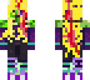 rainbow zombie man