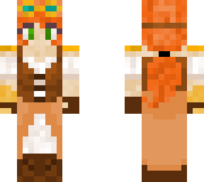 steampunk airship mechanic (female)