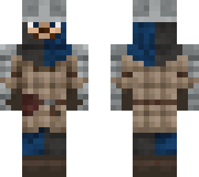 (not mine made by @kalziumbones) town guard (blue) with mustache