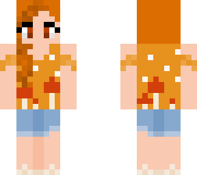 autumn mushroom girl